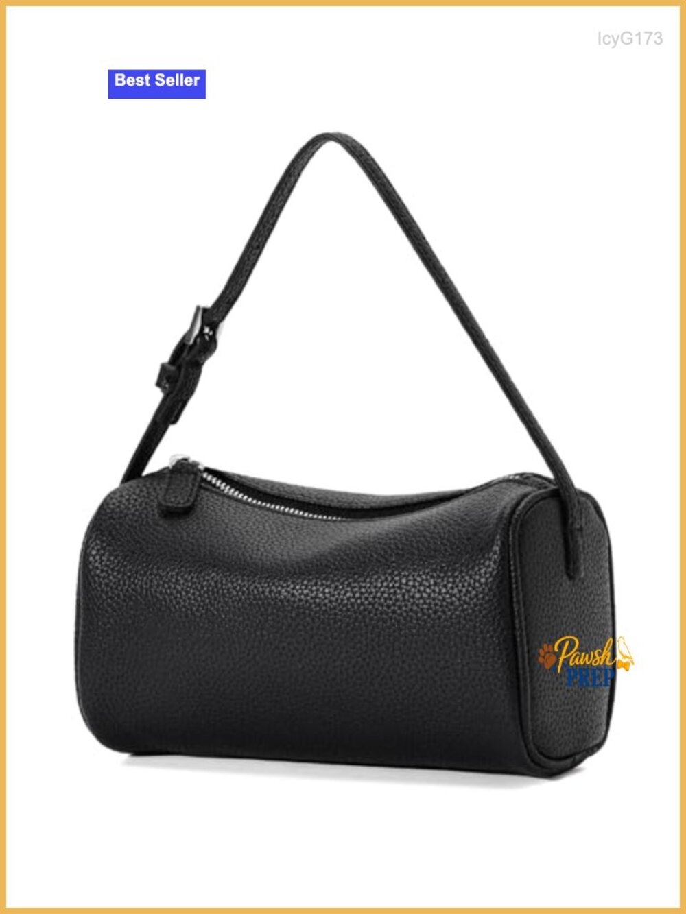 PU Leather Crossbody Purse Hobo Shoulder Handbag Lightweight Small Barrel Women